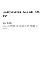 Samsung Galaxy A53 User Manual preview