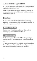 Preview for 14 page of Samsung GT-B5510 Quick Start Manual