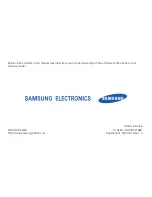Samsung GT-B5702 User Manual preview