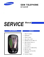 Preview for 1 page of Samsung GT-C3510T Service Manual