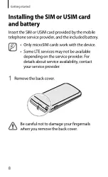 Preview for 8 page of Samsung GT-S7275 Quick Start Manual