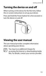 Preview for 13 page of Samsung GT-S7275 Quick Start Manual