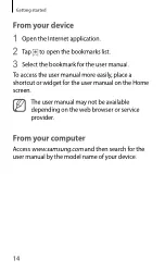 Preview for 14 page of Samsung GT-S7275 Quick Start Manual