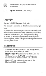 Preview for 3 page of Samsung GT-S8600 Quick Start Manual