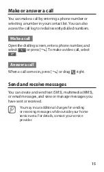 Preview for 15 page of Samsung GT-S8600 Quick Start Manual