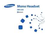 Preview for 1 page of Samsung HM1200 Instruction Manual