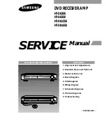 Samsung HT-DB300 Service Manual preview