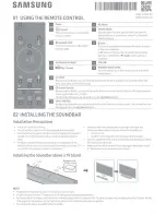 Предварительный просмотр 10 страницы Samsung HW-Q900C User Manual