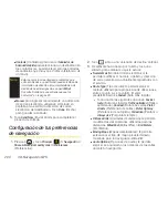 Preview for 212 page of Samsung Instinct HD SPH-M850 Manual Del Usuario