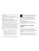 Preview for 218 page of Samsung Instinct HD SPH-M850 Manual Del Usuario