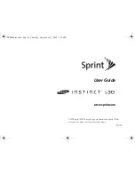 Samsung Intercept SPH-M810 User Manual preview