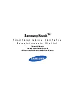 Preview for 1 page of Samsung Knack SCH-U310 Manual Del Usuario