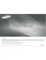 Предварительный просмотр 1 страницы Samsung L100 - Digital Camera - Compact Manual Del Usuario