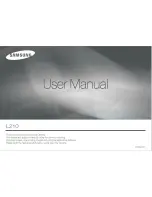 Предварительный просмотр 1 страницы Samsung L210 - Digital Camera - Compact User Manual