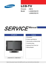 Samsung LA32A330J1X Service Manual предпросмотр