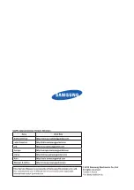 Предварительный просмотр 3 страницы Samsung LA32C550J1R Service Manual