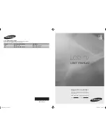 Samsung LE26A451C1 User Manual preview