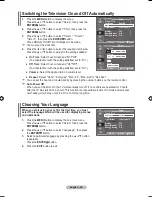 Предварительный просмотр 28 страницы Samsung LE32A557P2F User Manual