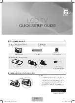 Samsung LE32C630K1W Quick Setup Manual preview