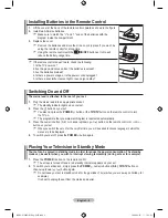 Предварительный просмотр 11 страницы Samsung LE37A616A3F User Manual