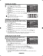 Предварительный просмотр 39 страницы Samsung LE40A536T1F User Manual