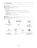 Preview for 4 page of Samsung LN-S2641D Manual