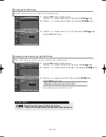 Предварительный просмотр 33 страницы Samsung LN-S4052D Owner'S Instructions Manual