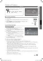 Предварительный просмотр 21 страницы Samsung LN32D405E3D User Manual