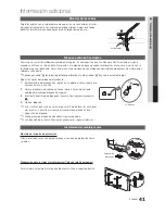 Preview for 41 page of Samsung LN40C550 Manual Del Usuario