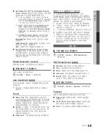 Предварительный просмотр 19 страницы Samsung LN40C670M1F User Manual