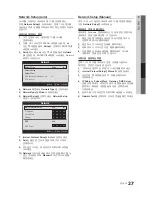 Предварительный просмотр 27 страницы Samsung LN40C670M1F User Manual