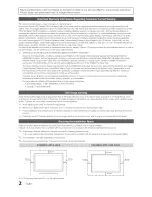 Предварительный просмотр 2 страницы Samsung LN40D630M3FXZA User Manual