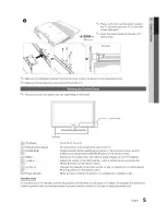 Предварительный просмотр 5 страницы Samsung LN40D630M3FXZA User Manual