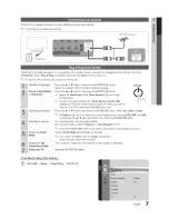 Предварительный просмотр 7 страницы Samsung LN40D630M3FXZA User Manual