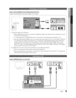 Предварительный просмотр 9 страницы Samsung LN40D630M3FXZA User Manual