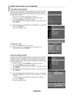 Предварительный просмотр 47 страницы Samsung LN52A650 Manual De Instrucciones