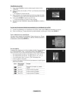 Предварительный просмотр 73 страницы Samsung LN52A650 Manual De Instrucciones