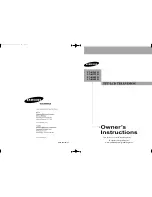 Samsung LNR269D User Manual preview