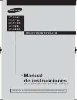 Samsung LT-P1745U Manual De Instrucciones предпросмотр