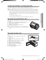 Preview for 41 page of Samsung ME179KFETSR/AA User Manual