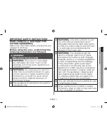 Предварительный просмотр 3 страницы Samsung ME6104W1 Owner'S Instructions & Cooking Manual