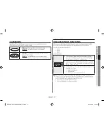 Предварительный просмотр 13 страницы Samsung ME6104W1 Owner'S Instructions & Cooking Manual