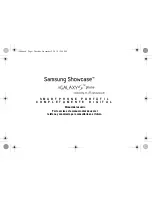 Preview for 1 page of Samsung Mesmerize SCH-I500 Manual Del Usuario