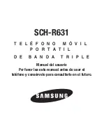 Предварительный просмотр 1 страницы Samsung Messager Touch SCH-R631 Manual Del Usuario