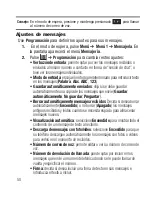 Preview for 54 page of Samsung Messager Touch SCH-R631 Manual Del Usuario