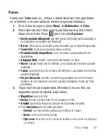 Preview for 59 page of Samsung Messager Touch SCH-R631 Manual Del Usuario