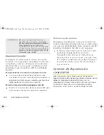 Preview for 118 page of Samsung Moment SPH-M900 Manual Del Usuario