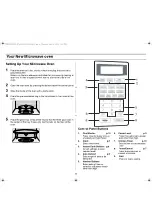 Предварительный просмотр 6 страницы Samsung MR1034CBD Owner'S Manual