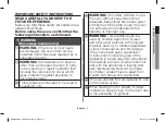 Preview for 3 page of Samsung MS28F303T series Owner'S Instructions & Cooking Manual