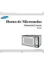 Samsung MW1030WE Manual Del Usuario preview